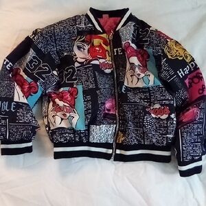 Colorful Graphic Kids Jacket